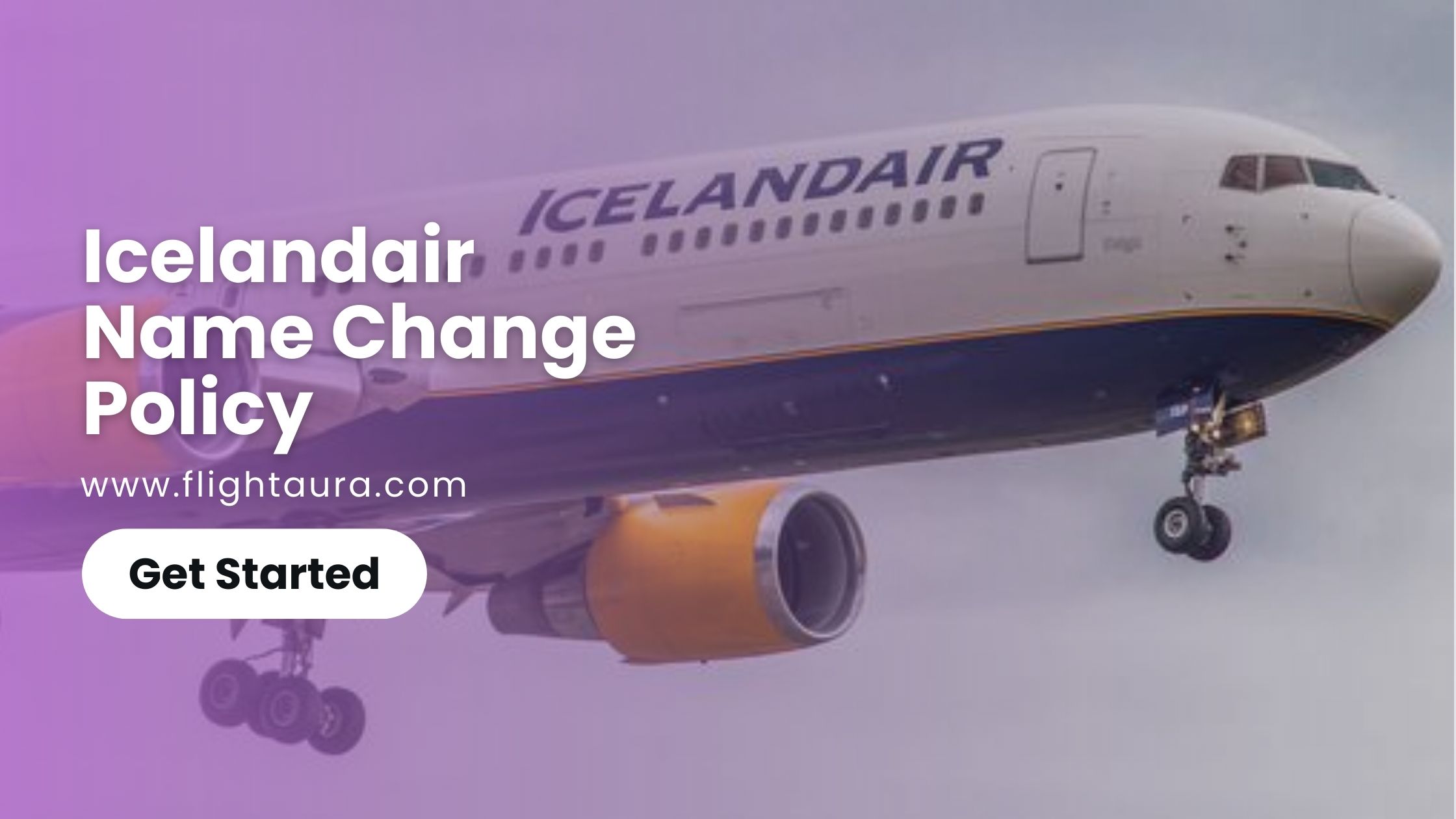 Icelandair Airlines Name Change/Correction Policy