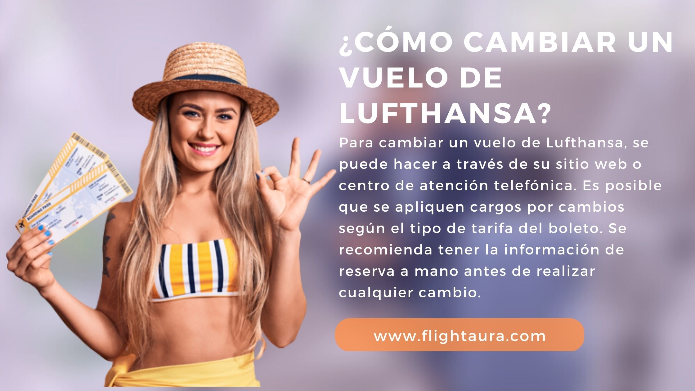 ¿Cómo cambiar un vuelo de Lufthansa