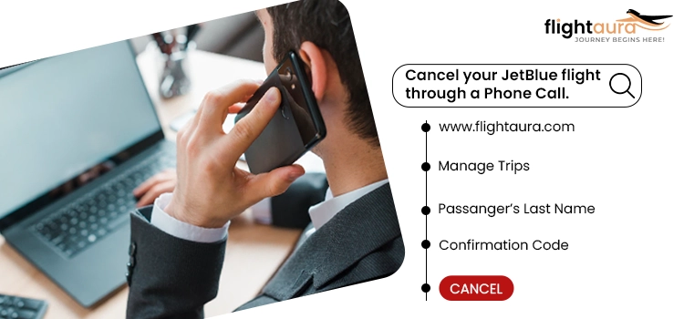 Cancel JetBlue flight through a Phone Call