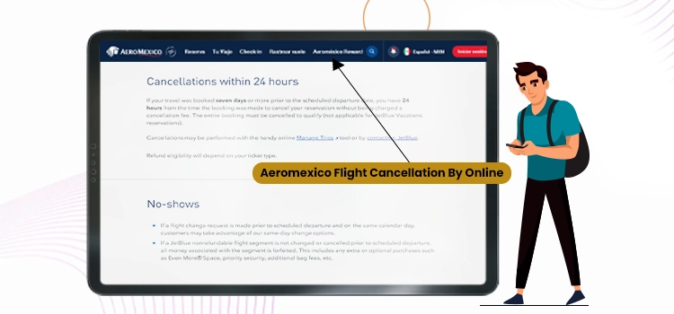 Aeromexico Flight Cancellation by Online