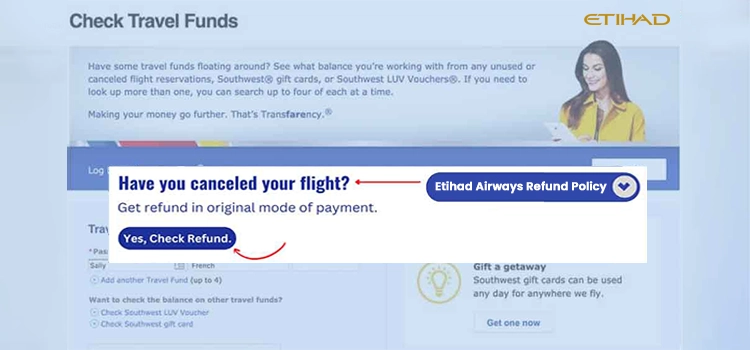 Etihad Airways Refund Policy