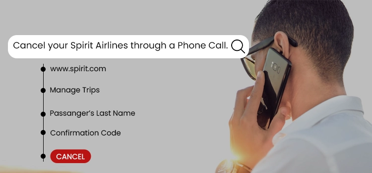 Cancel your Spirit Airlines through a Phone Call