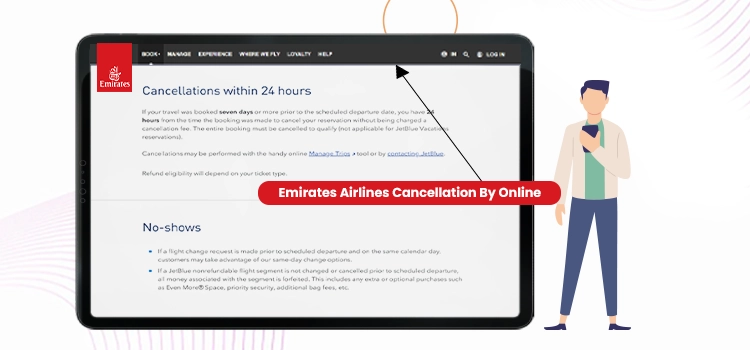 Emirates Airlines Cancellation By Online-