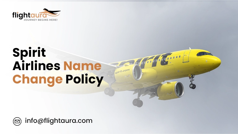 Spirit Airlines Name Change Policy