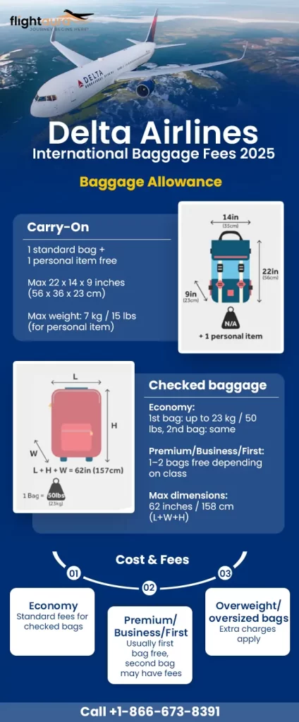 Delta Airlines Baggage Policy 2025