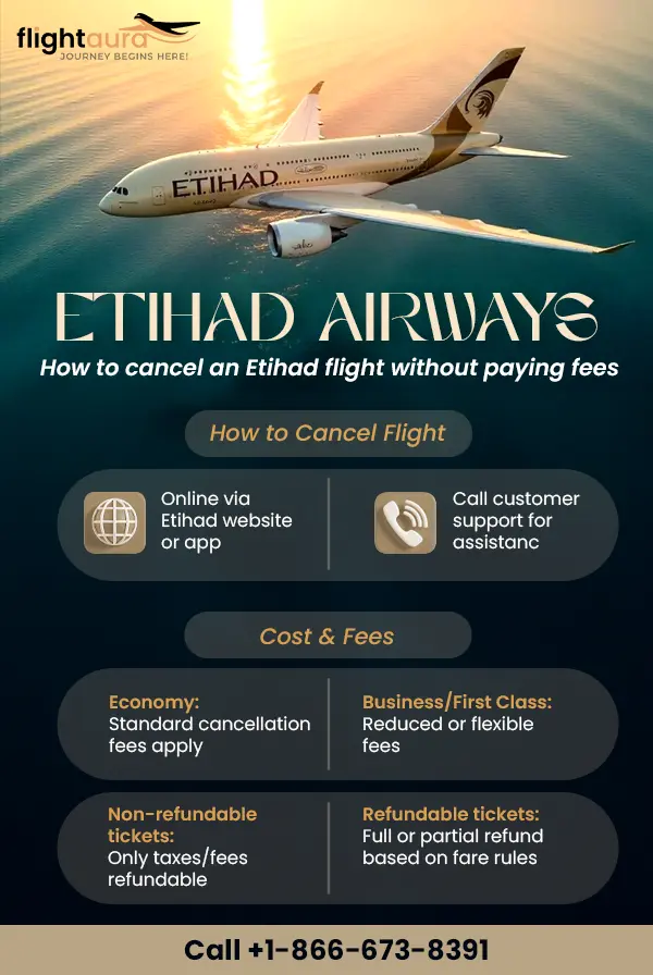 How to cancel an Etihad flight